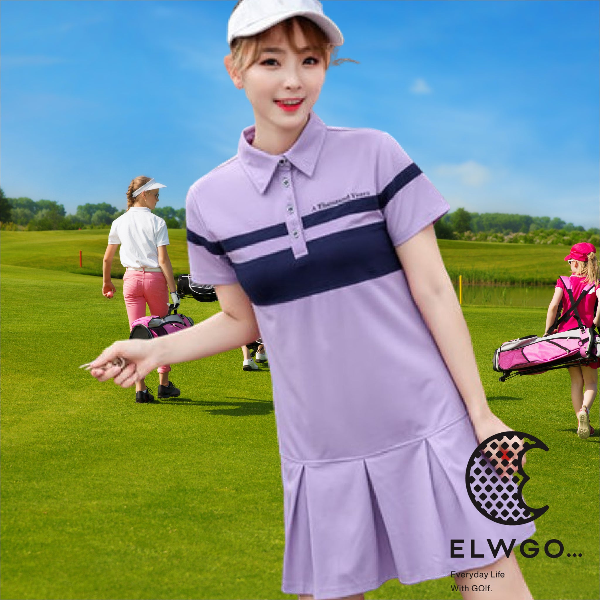 G/FORE ポロワンピース 38 G/FORE ポロワンピース 38 ワンポイントポロワンピース / earth