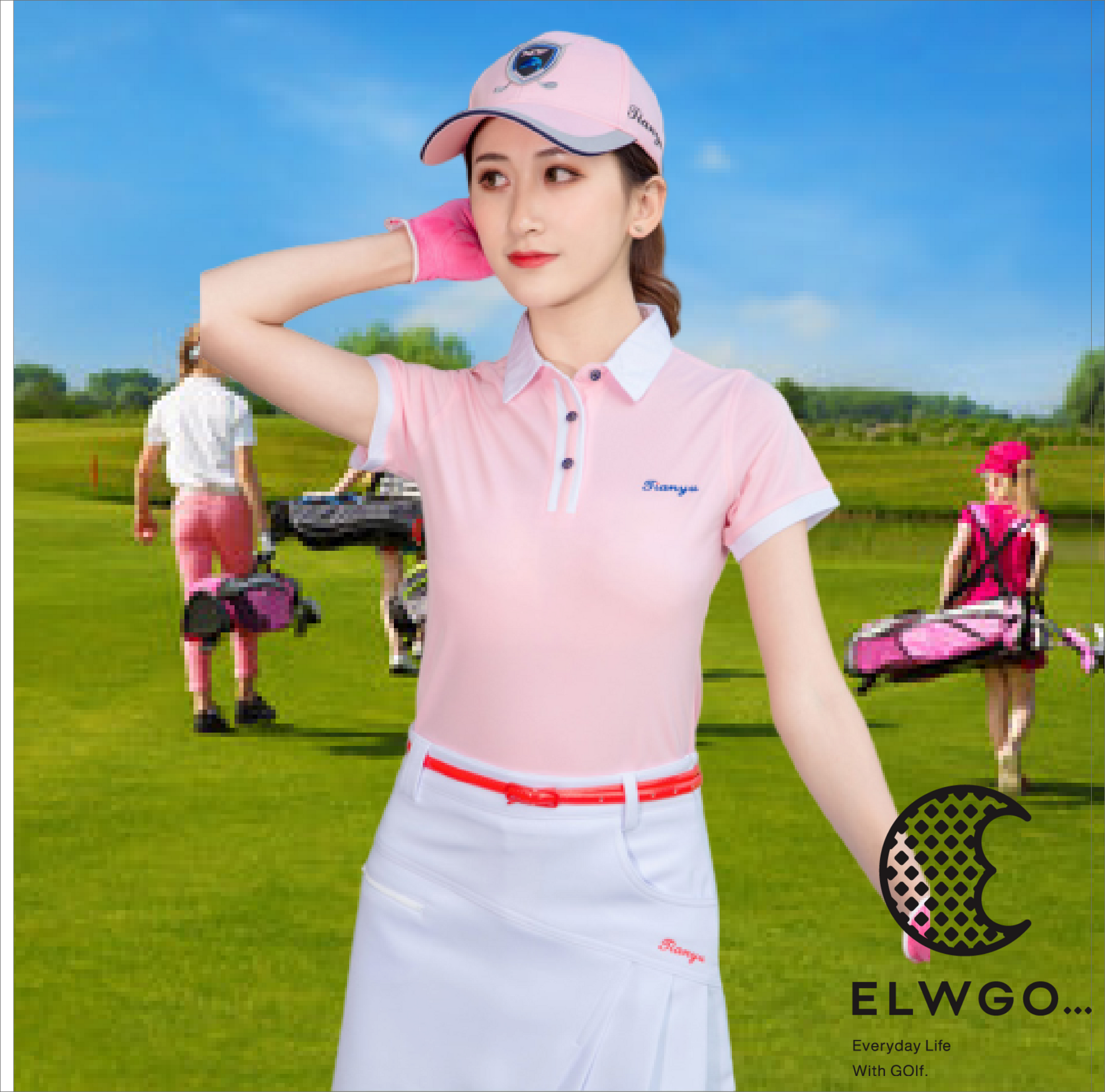 半袖ポロシャツスカート(セットアップ） N-0259 – ELWGO