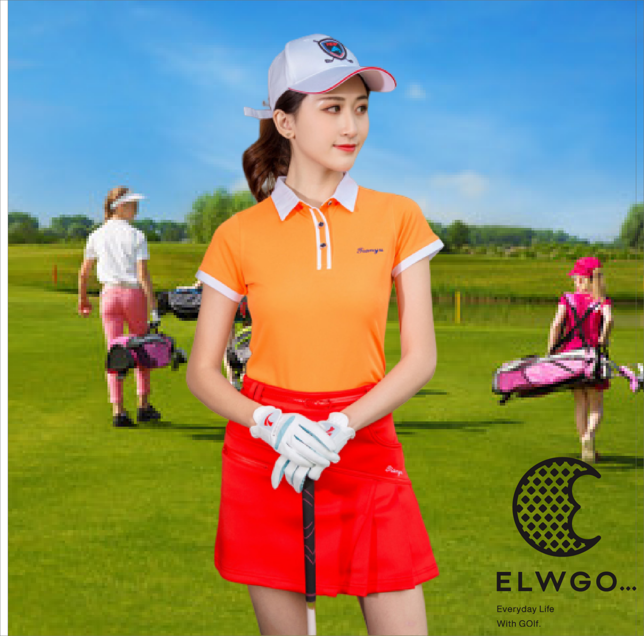 半袖ポロシャツスカート(セットアップ) N-0259 – ELWGO
