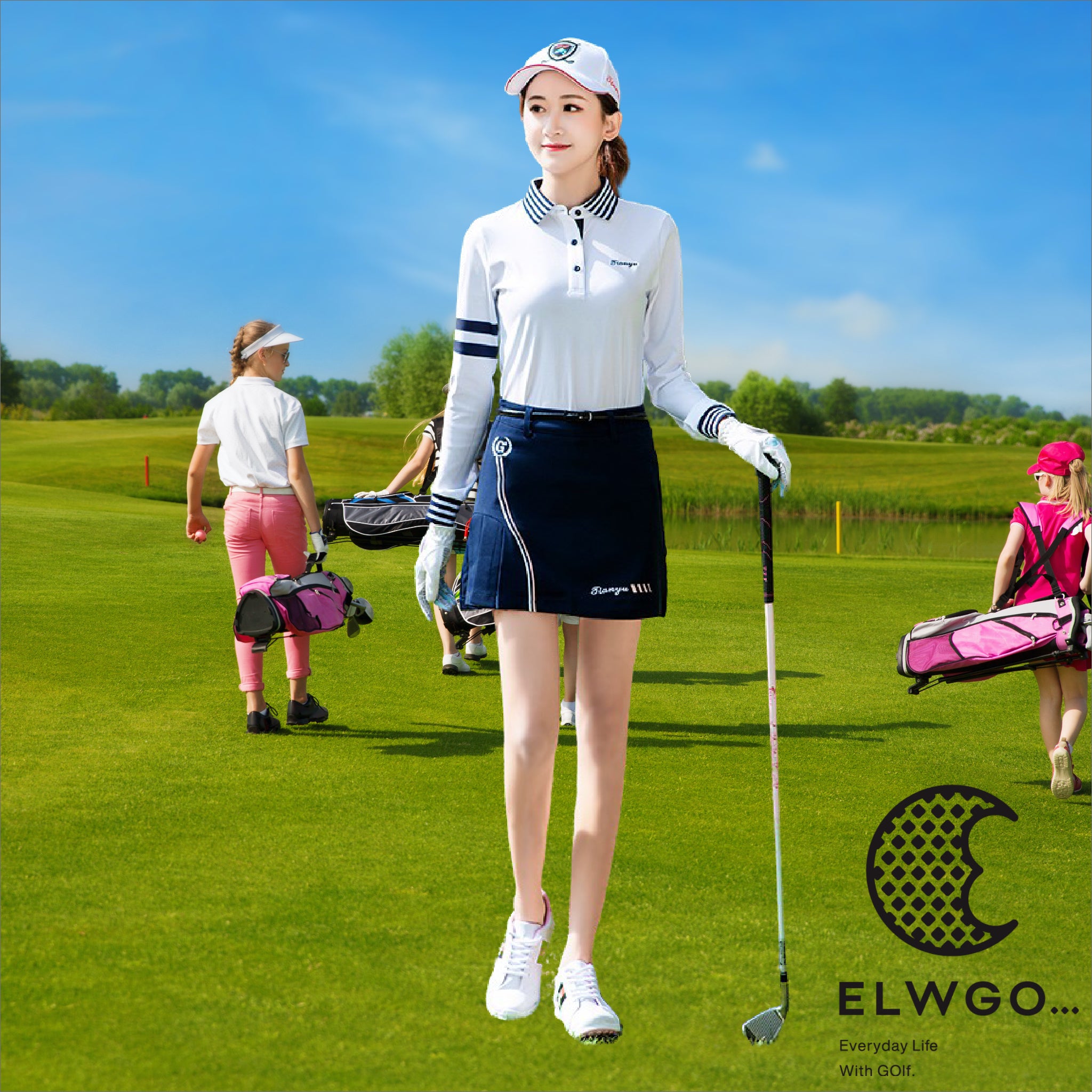 【未使用品】1PIU1UGUALE3　GOLF タイトスカート 定価42900円 未使用品】1PIU1UGUALE3 GOLF タイトスカート 定価42900円